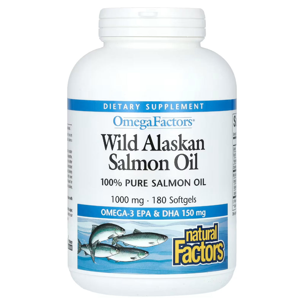 Wild Alaskan Salmon Oil 1000 mg Natural Factors