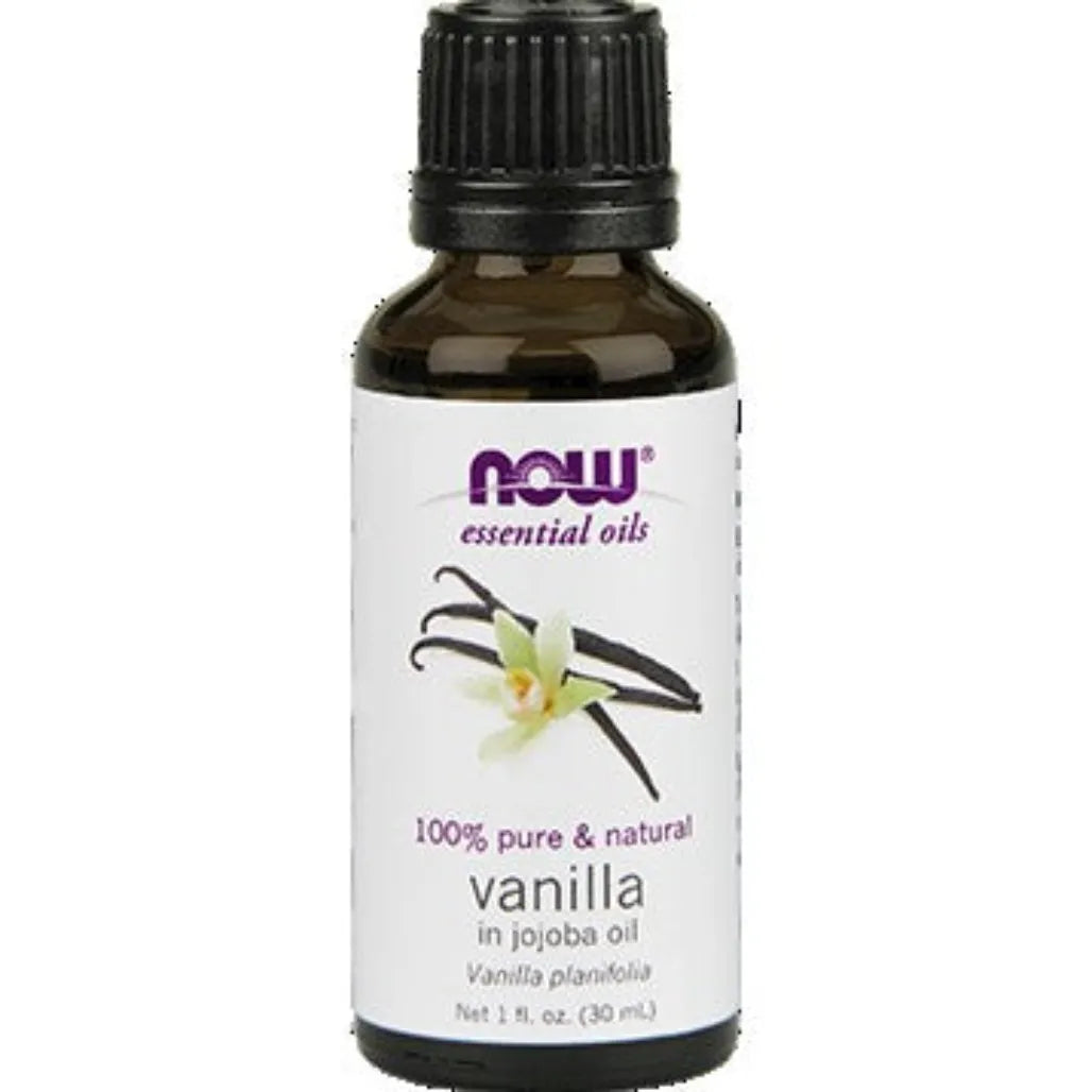 Natural Vanilla in Jojoba Oil NOW
