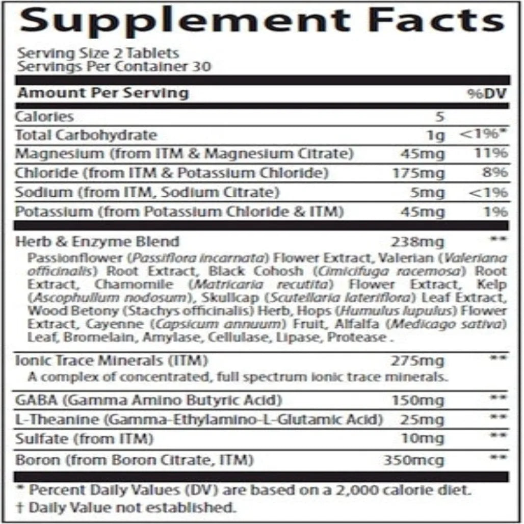 NaturalRest Plus Trace Minerals Research