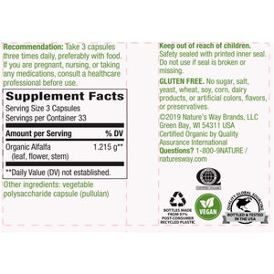 Alfalfa Leaves Natures way