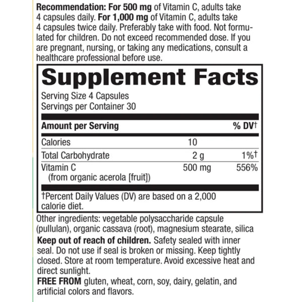 Alive Immune Support Vitamin C Natures way