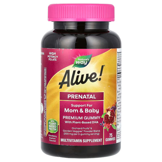 Alive Prenatal Gummy Vitamins Natures way