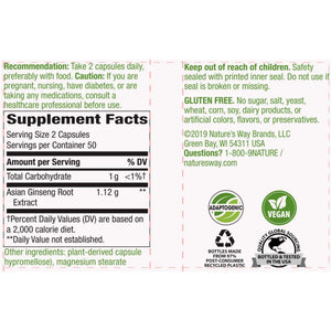 Asian Ginseng Natures way