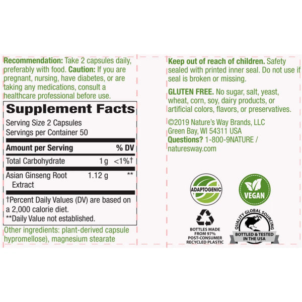 Asian Ginseng Natures way