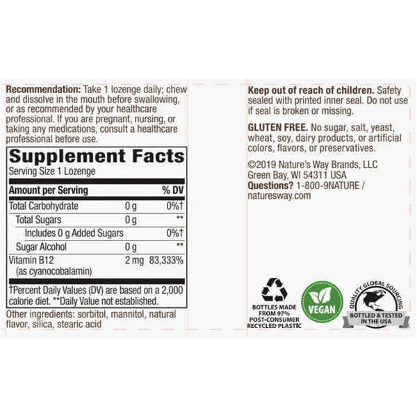 Vitamin B-12 by6 natures way