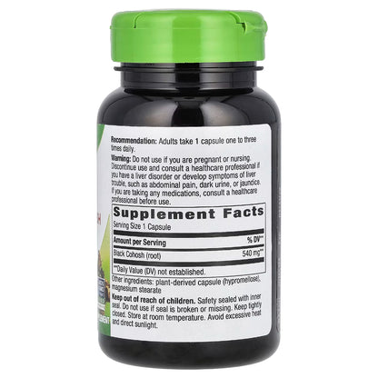 Black Cohosh Root 540 mg Natures way