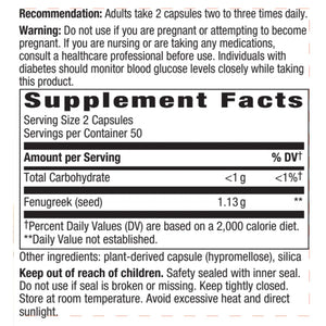 Fenugreek Seed 610 mg Natures way