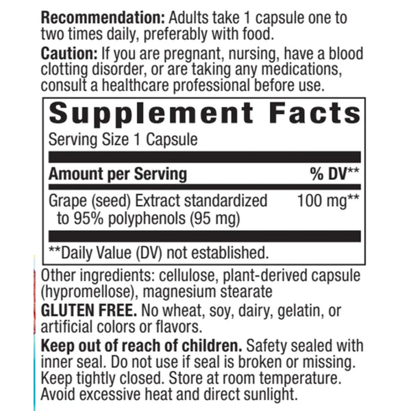 Grape Seed With Vitamin C Natures way