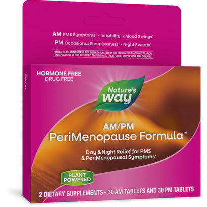 AM/PM PeriMenopause Formula Natures way