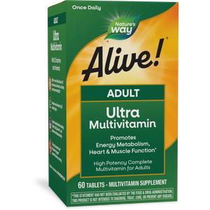 Alive! Adult Ultra Potency Complete Multivitamin - Once Daily Natures way