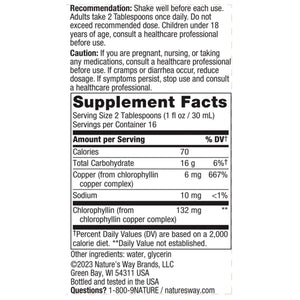 Chlorofresh Liquid Chlorophyll Natures way