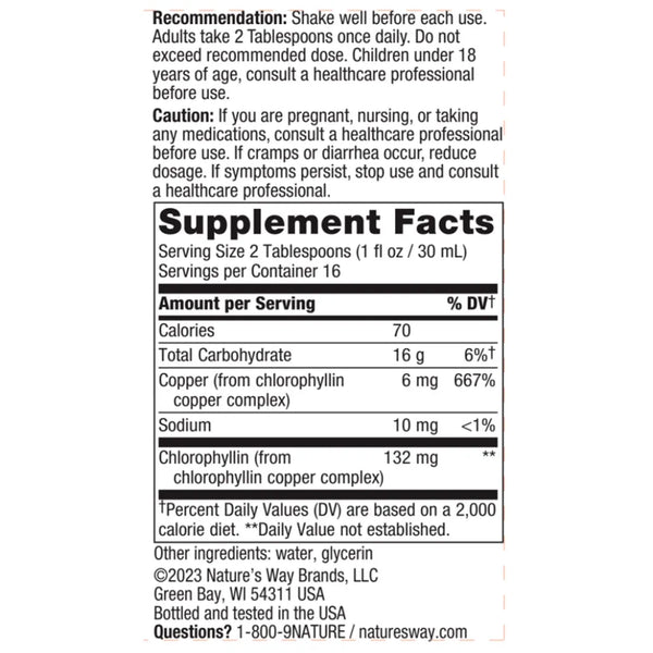 Chlorofresh Liquid Chlorophyll Natures way