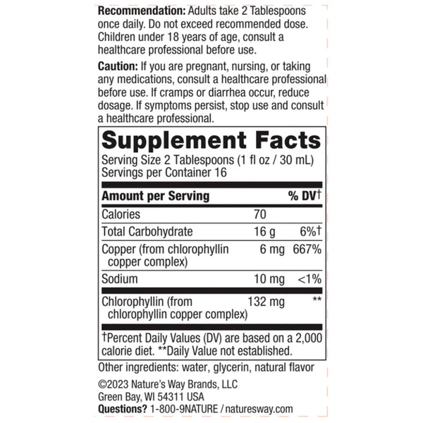 Chlorofresh Liquid Mint Natures way