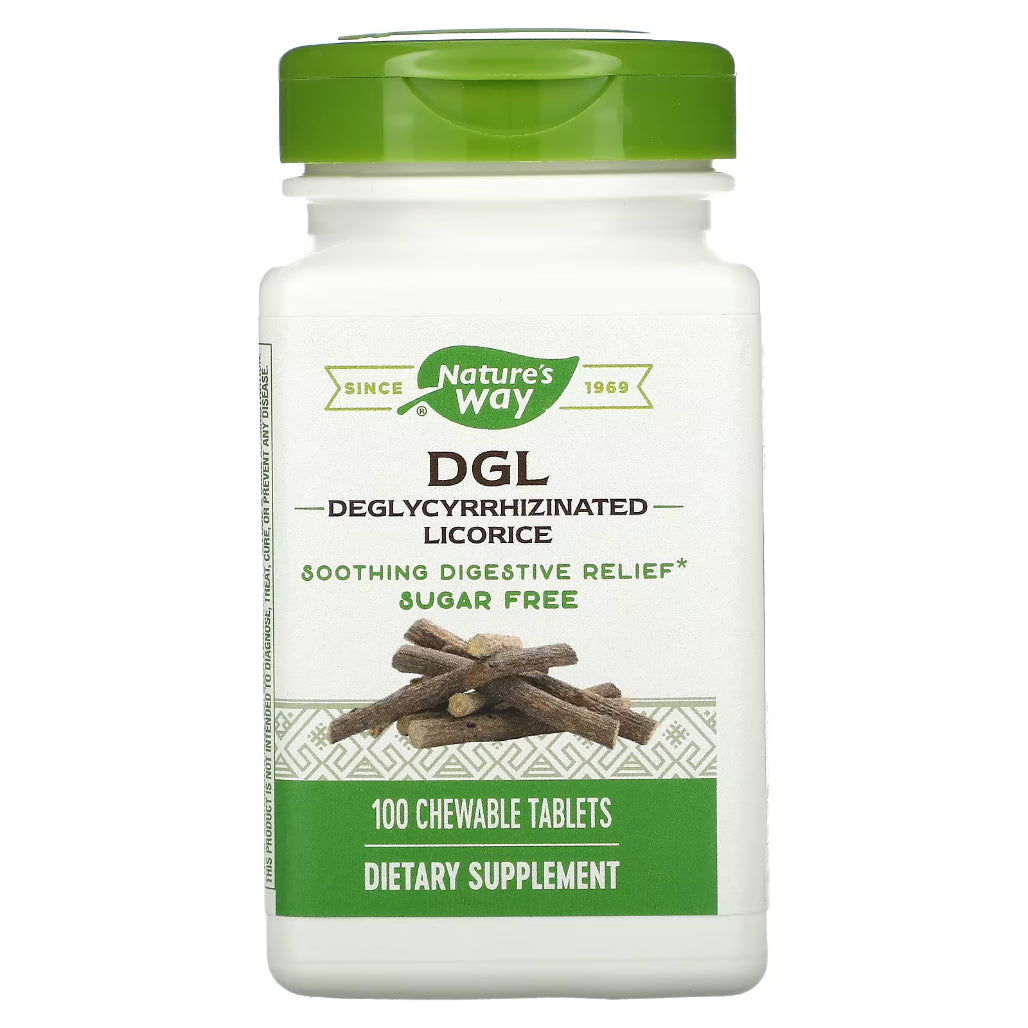 DGL Deglycyrrhizinated Licorice Natures way