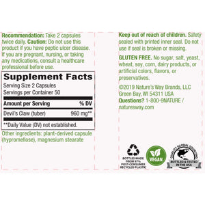 Devils Claw 480 mg Natures way