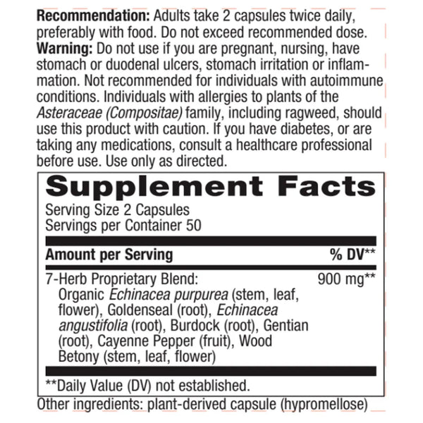 Echinacea Goldenseal Natures way