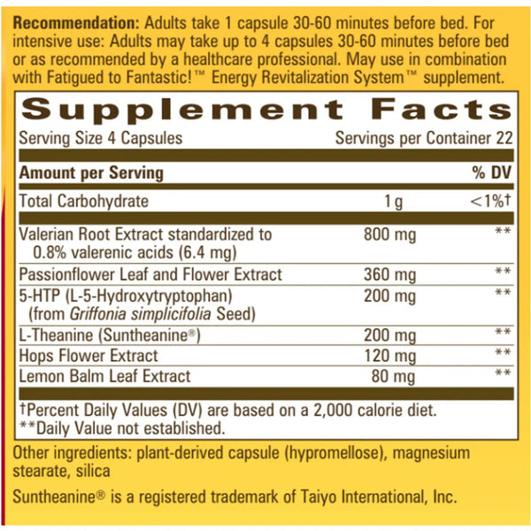 Fatigued to Fantastic Revitalizing Sleep Formula Natures way