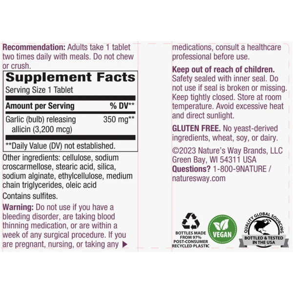 Garlicin Cardio Natures way