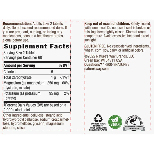 Krebs Magnesium Potassium Natures way