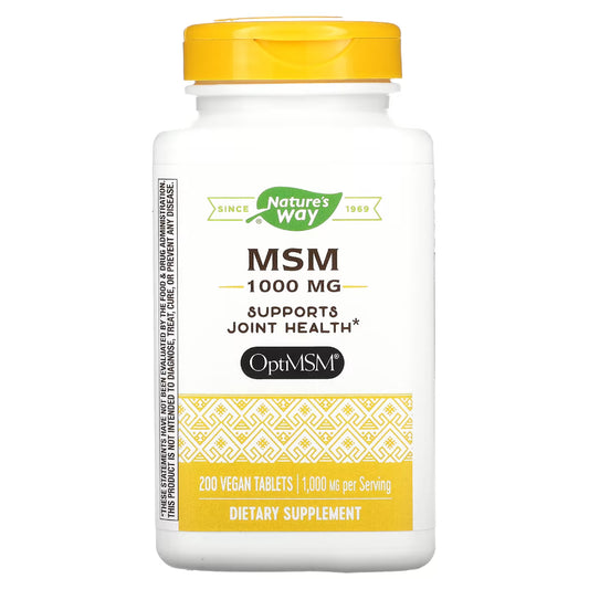 MSM 1000 mg Natures way