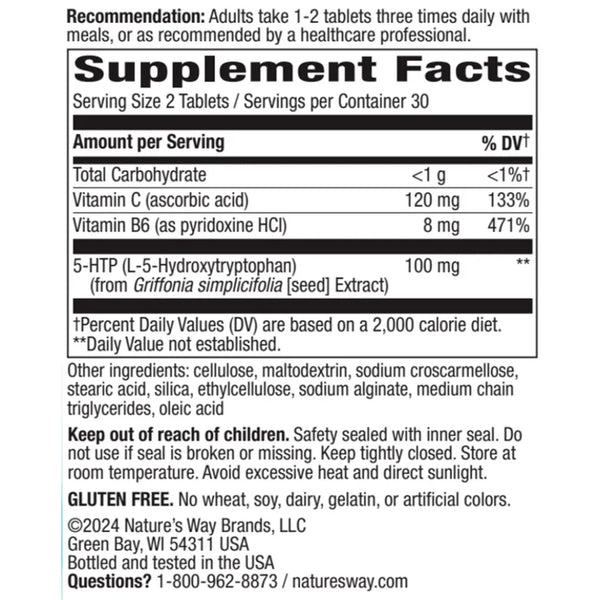 Natures Way 5-Htp 50 Mg 