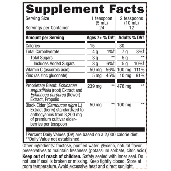 Sambucus Immune Syrup Nature's Way