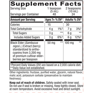 Sambucus Original Syrup Natures way