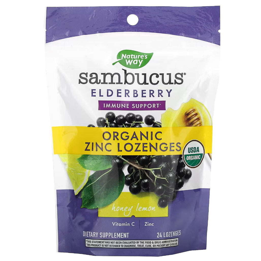 Sambucus Zinc Honey Lemon Natures way