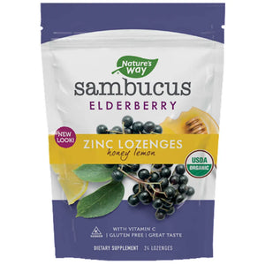 Sambucus Zinc Honey Lemon Natures way