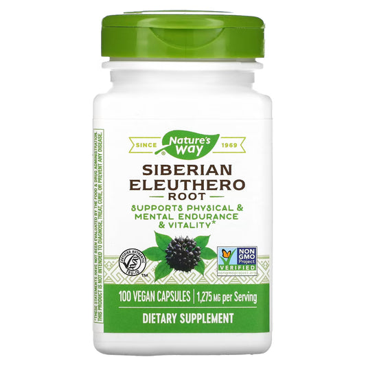 Siberian Eleuthero Root 1275 mg Natures way