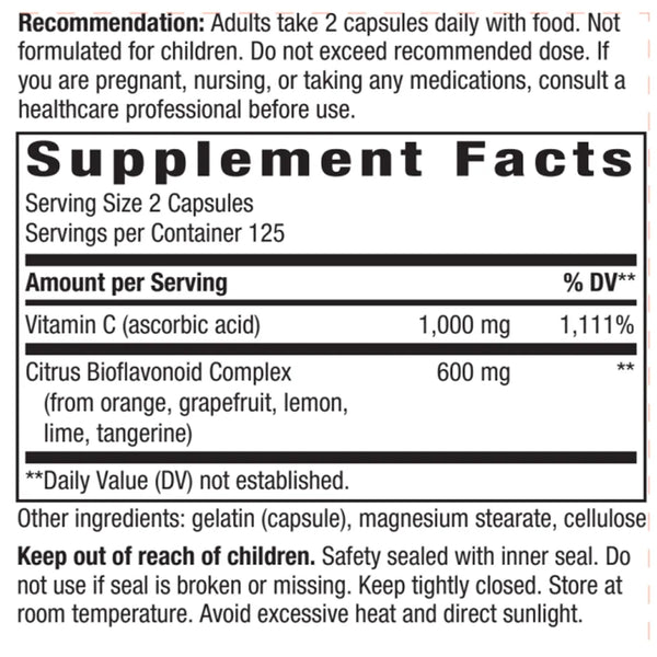 Vitamin C w/ Bioflavonoids