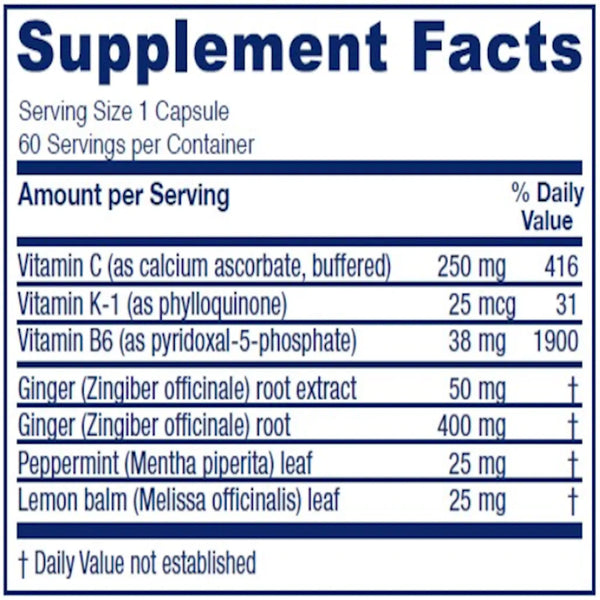 Nausea Ease Vitanica