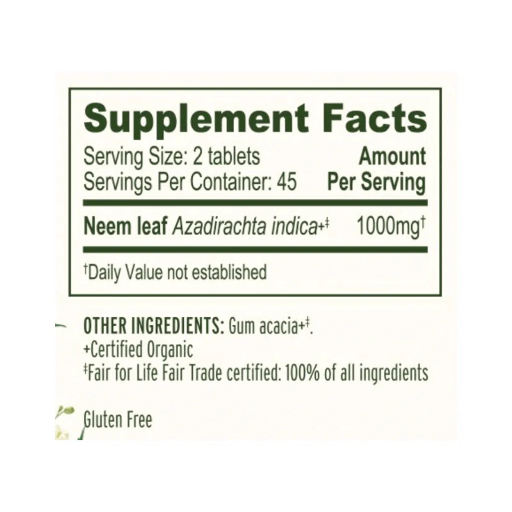 Neem 90 vtabs Banyan Botanicals