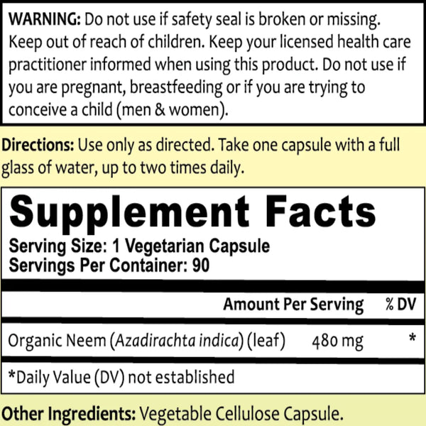 Neem Leaf V-Caps