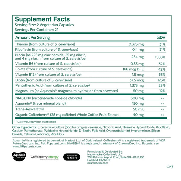 Qualia NAD+ Optimized Aging by Neurohacker 