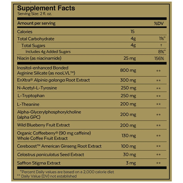 2oz Qualia Nootropic Energy Shot Neurohacker