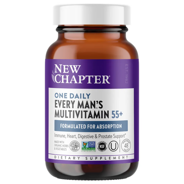 New Chapter Every Man's One Daily 55+ - Supports immune, heart, digestive, and prostate health