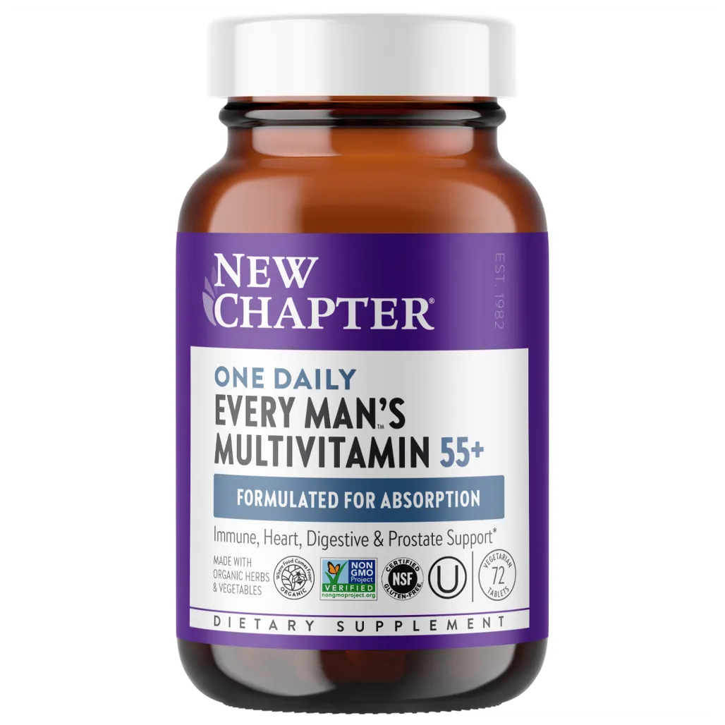 New Chapter Every Man's One Daily 55+ - Supports immune, heart, digestive, and prostate health