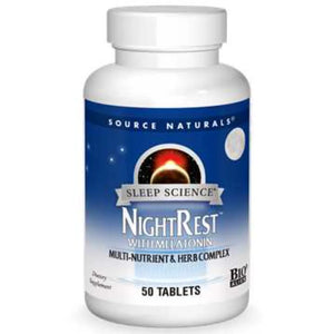 NightRest w/Melatonin Source Naturals