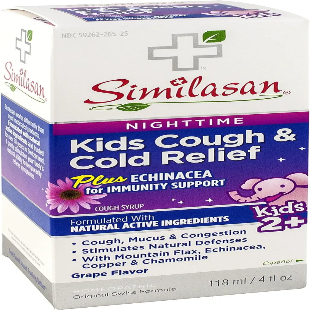 Nighttime Kids Cough & Cold Relief plus Echinacea Similasan USA