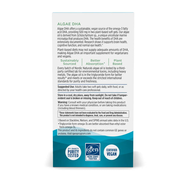 Nordic Naturals Algae DHA