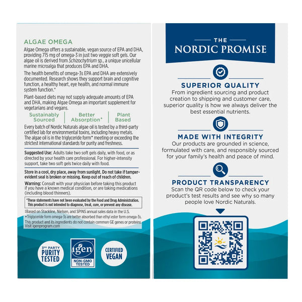 Algae Omega Nordic Naturals