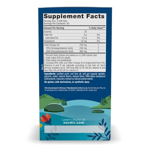 ingredients Nordic Naturals Arctic Cod Liver Oil - Supports Nervous Systems