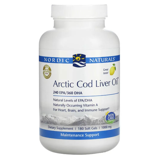 Arctic Cod Liver Oil Lemon Nordic Naturals