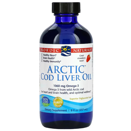 Nordic Naturals Arctic Cod Liver Oil Strawberry - Support Nervous System