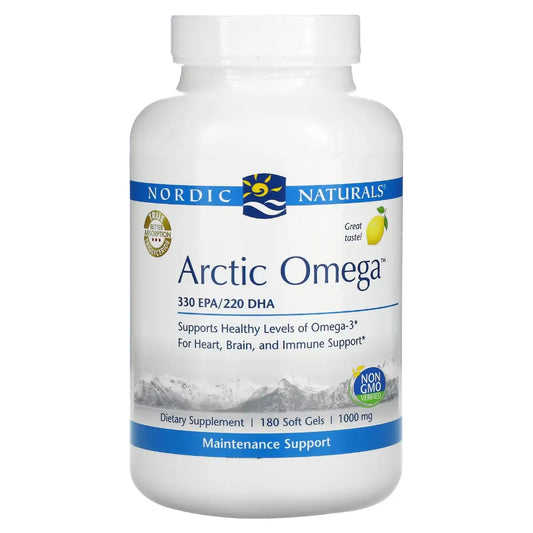 Nordic Naturals Arctic Omega - Supports Cardiovascular Health by Maintaining Healthy Cholesterol Levels
