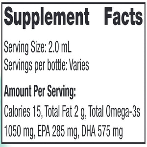 Ingredients Nordic Naturals Baby's DHA Vegetarian - Support Infant Brain