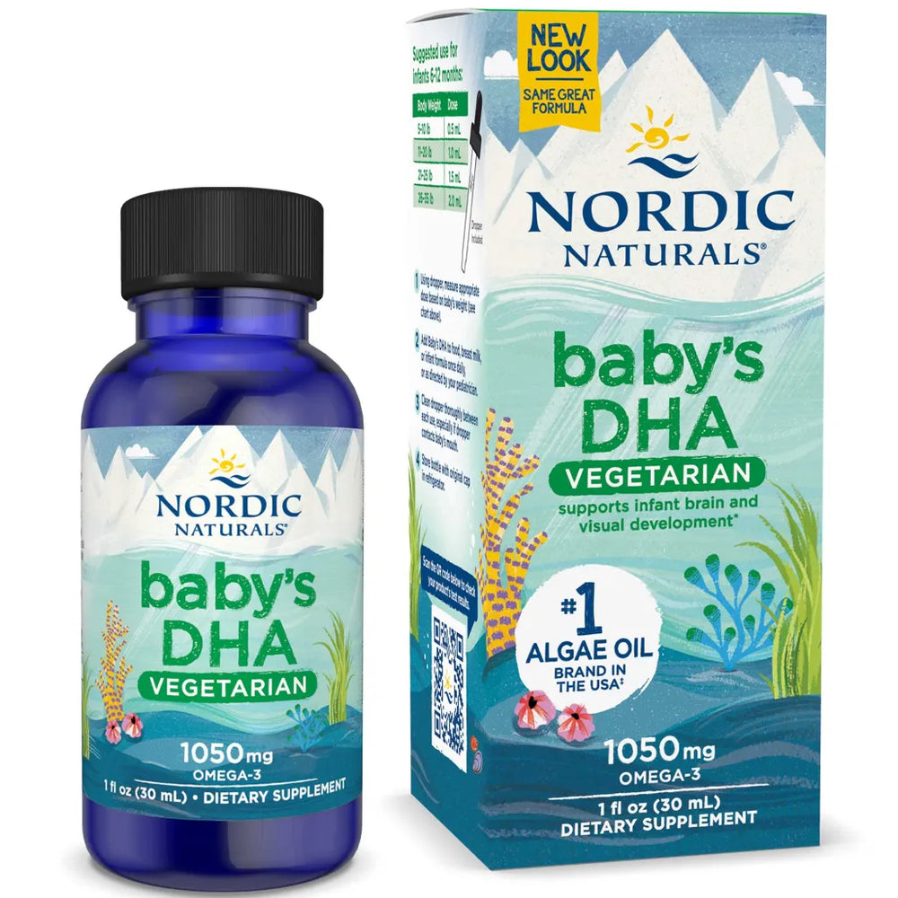 Nordic Naturals Baby's DHA Vegetarian - Support Infant Brain