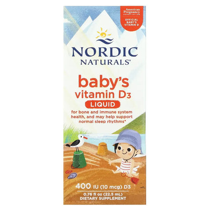 Baby's Vitamin D3 Liquid 10 mcg