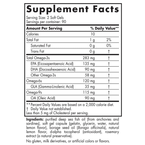 Ingredients Nordic Naturals Complete Omega Junior - Supports Optimal Brain Function